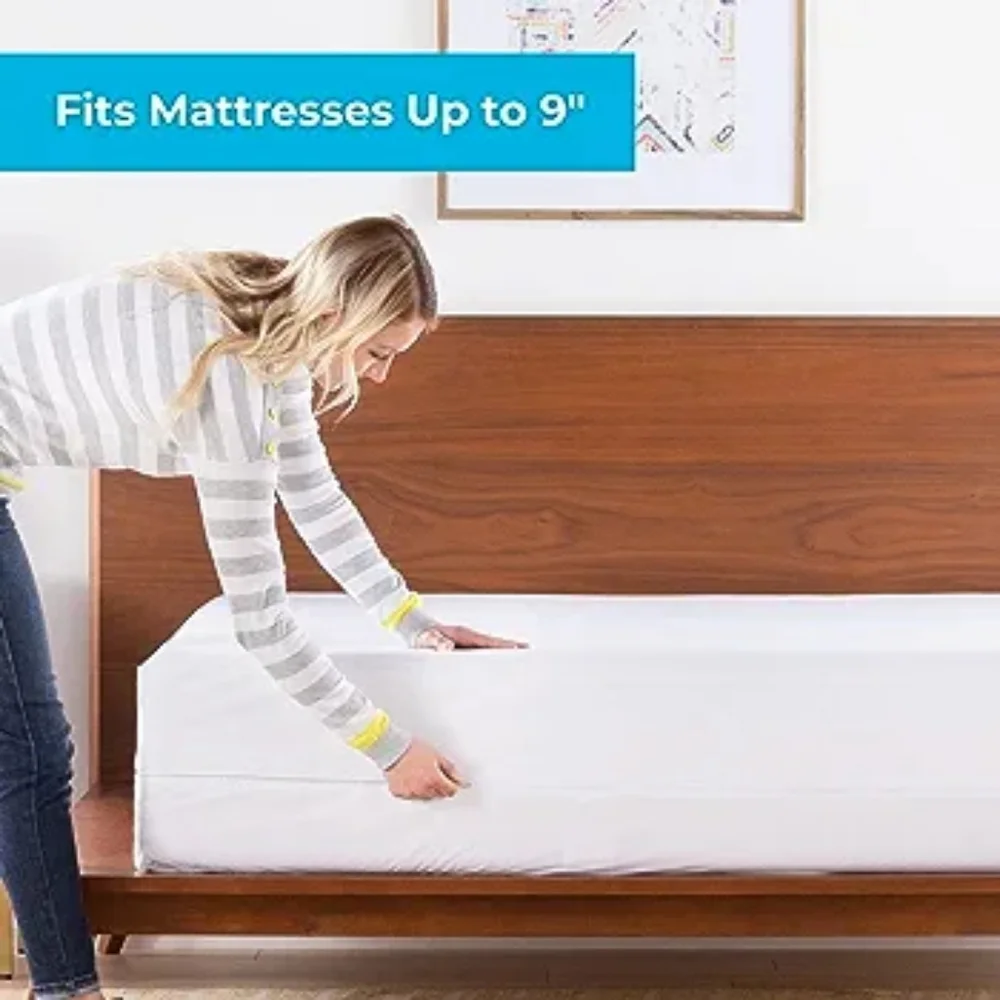 Linenspa Zippered Mattress Encasement - Waterproof & Bed Bug Proof - Twin